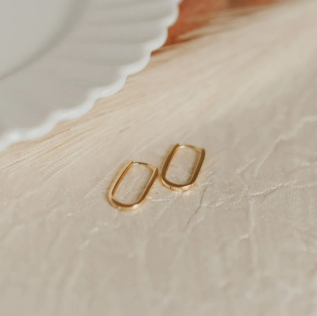 Avery Gold Hoops