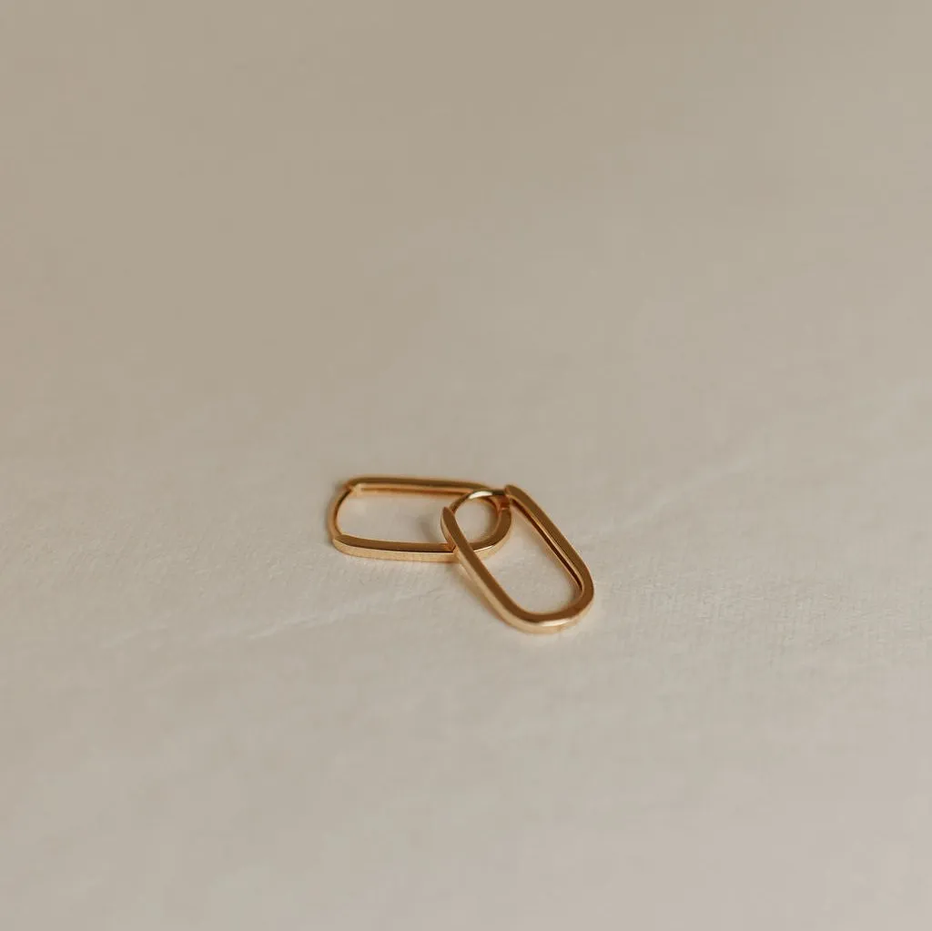 Avery Gold Hoops