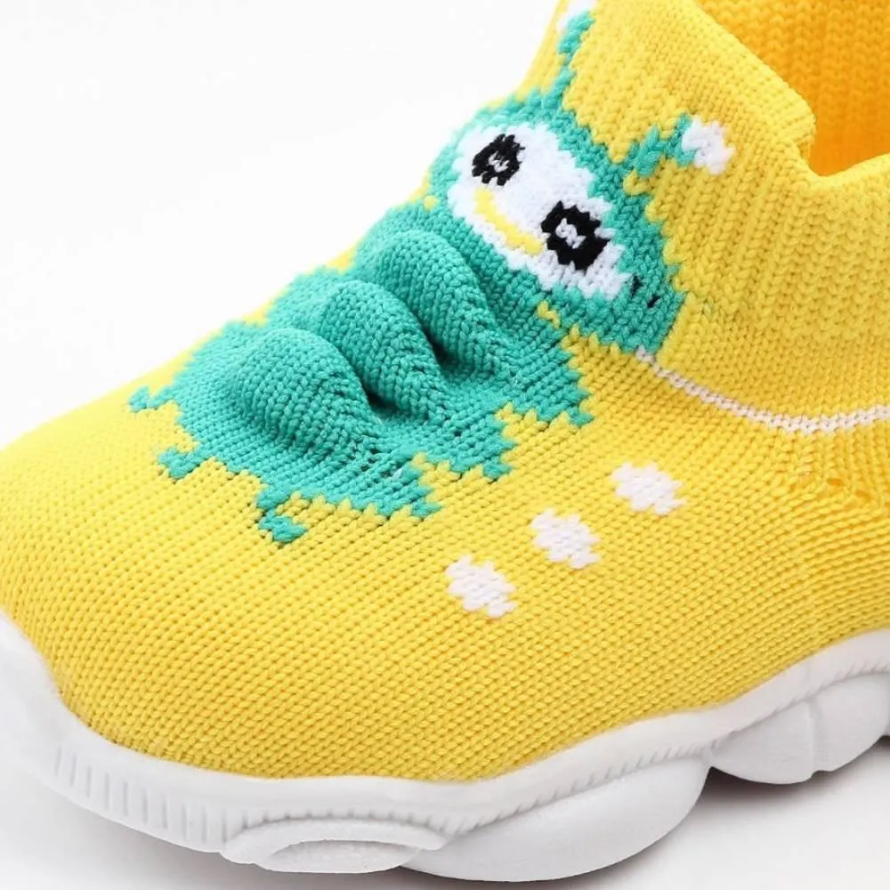 COTTNBABY Unisex Caterpillar Knit Sneaker Shoes For Toddler