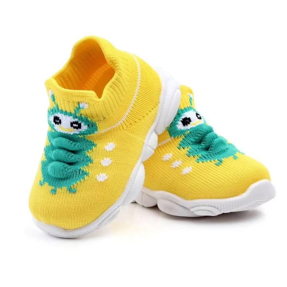 COTTNBABY Unisex Caterpillar Knit Sneaker Shoes For Toddler