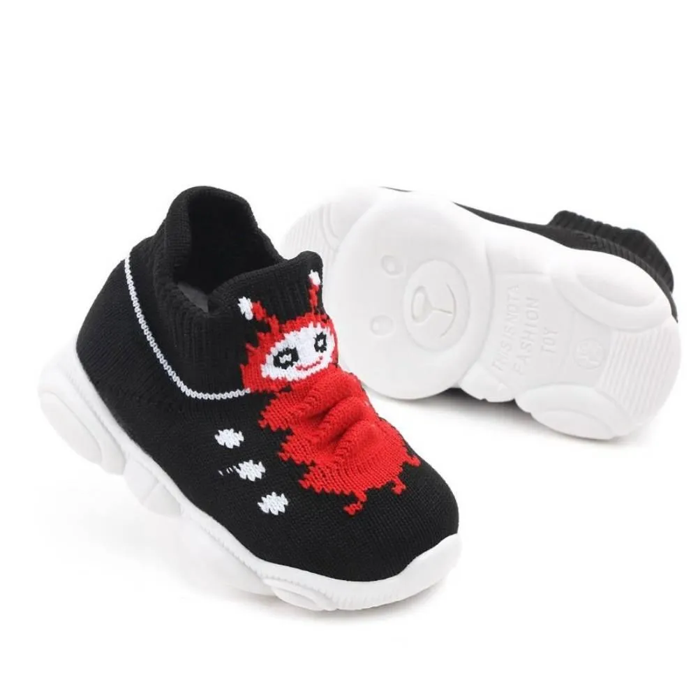 COTTNBABY Unisex Caterpillar Knit Sneaker Shoes For Toddler