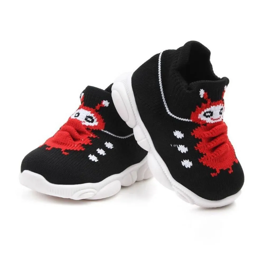 COTTNBABY Unisex Caterpillar Knit Sneaker Shoes For Toddler