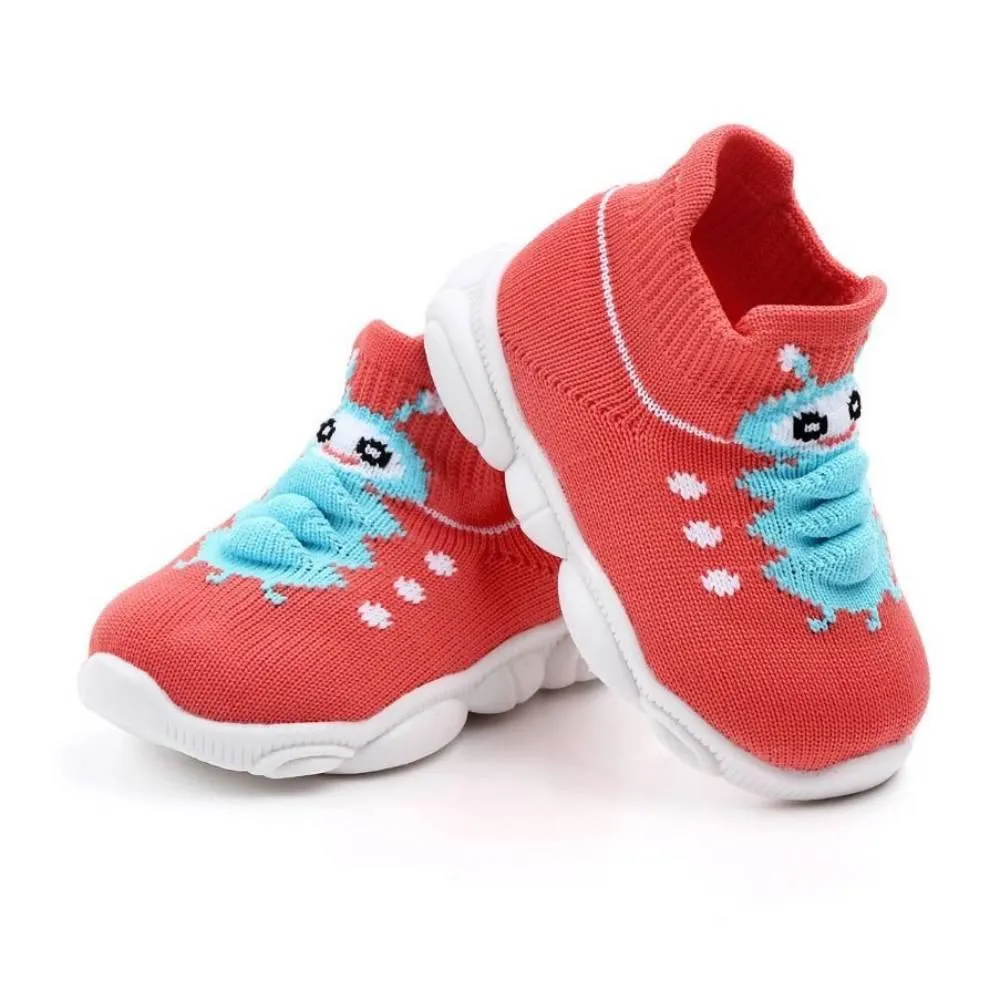 COTTNBABY Unisex Caterpillar Knit Sneaker Shoes For Toddler