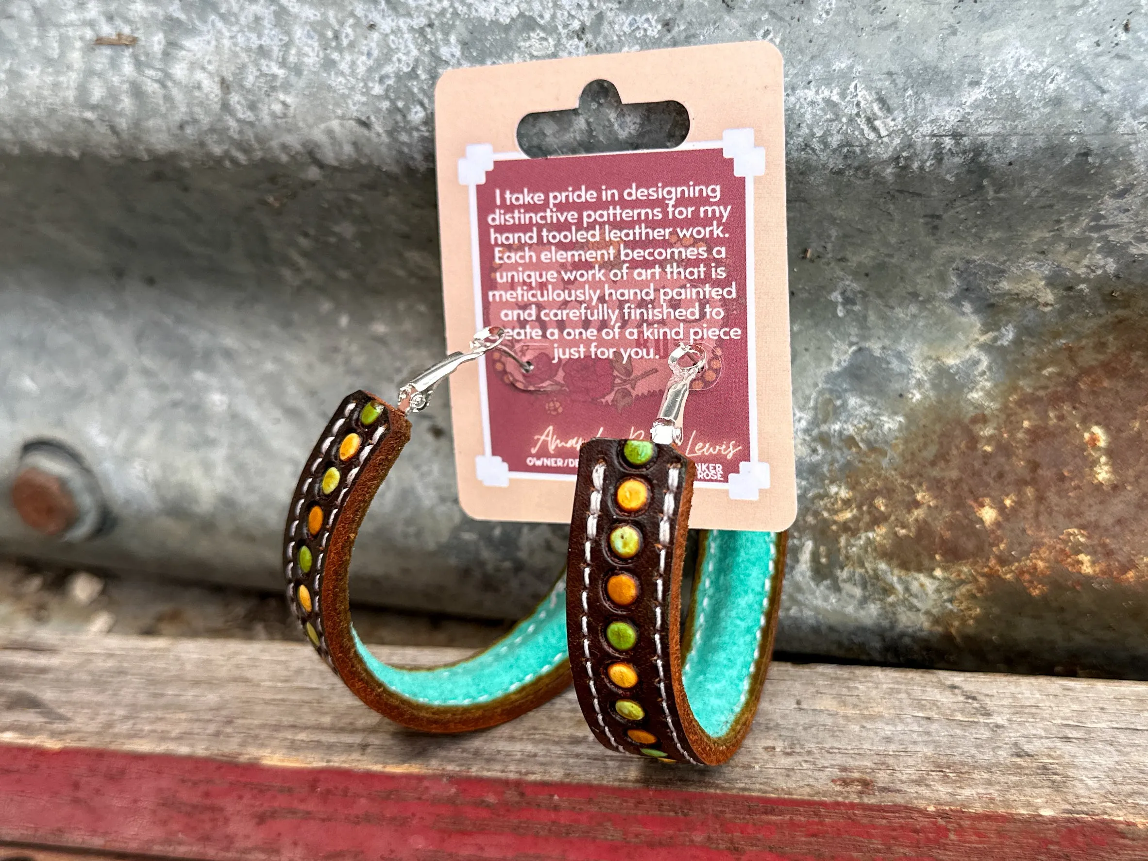 Dot Vera Hoop Earrings