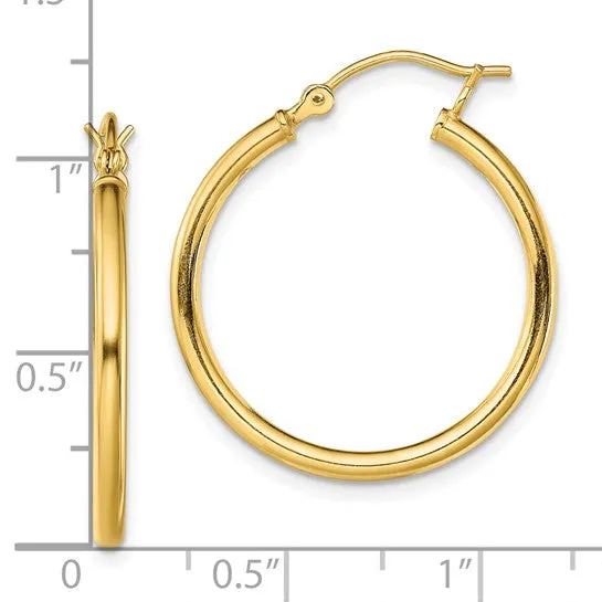 Gold Tone Hoops
