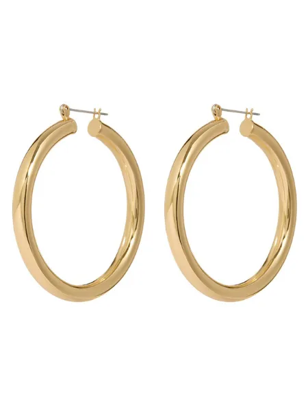 LUV AJ Amalfi Tube Hoop Earring