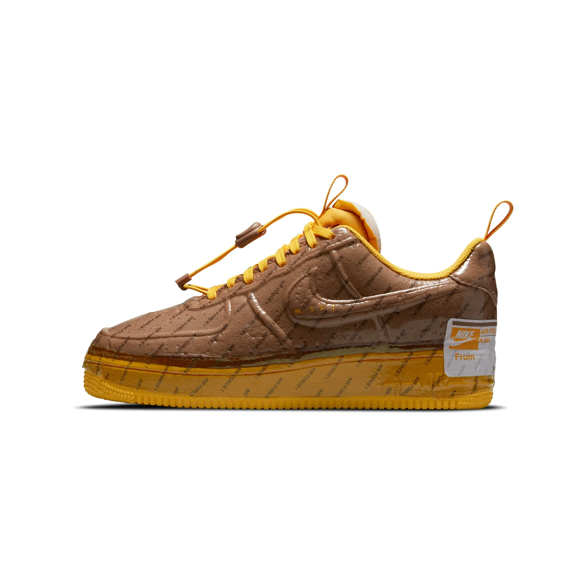 Nike Mens Air Force 1 Experimental Shoes Archaeo Brown