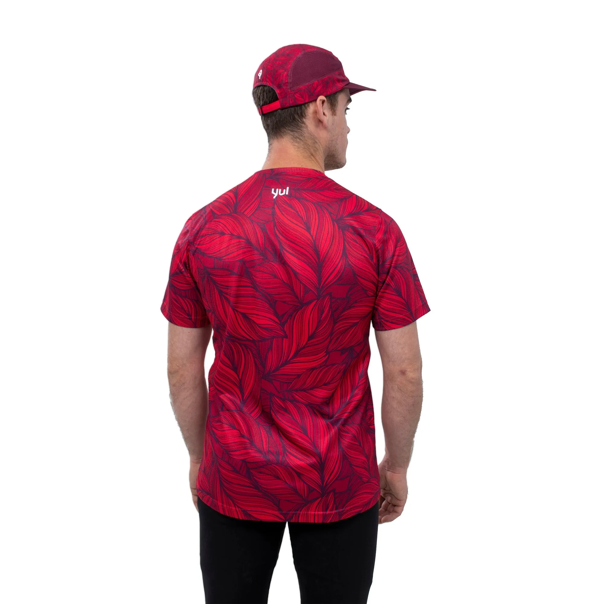 Short Sleeve Crimson Red
