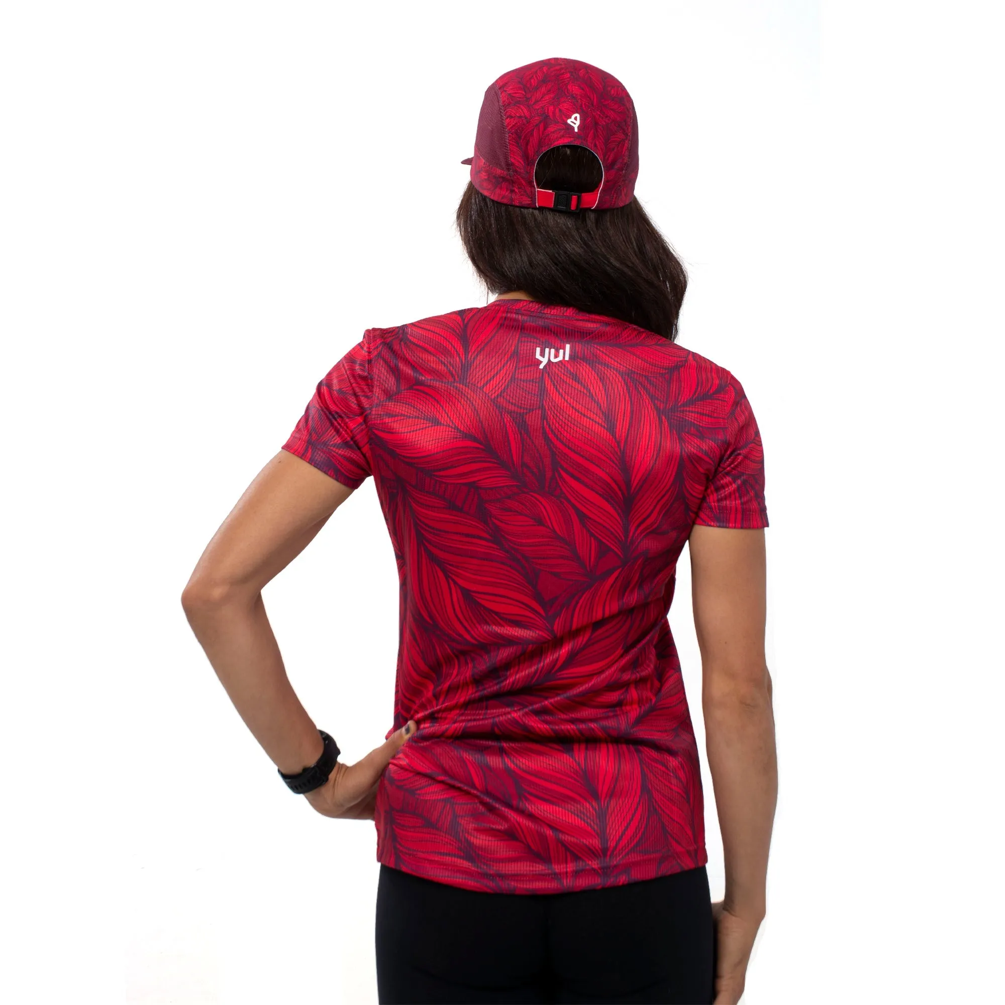 Short Sleeve Crimson Red